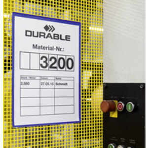 DURABLE Pochette d'identification, magnétique, 100 x 38 mm,