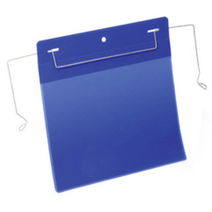 DURABLE Pochettes avec support en fil de fer, A5 paysage,