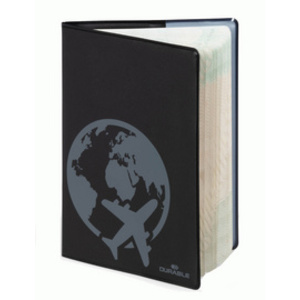 DURABLE Etui passeport RFID SECURE, noir