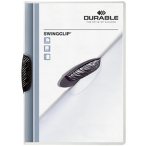 DURABLE Chemise à clip SWINGCLIP, A4, clip noir