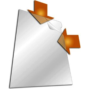 DURABLE Pochette-coin, en PVC, 150 mm, transparent