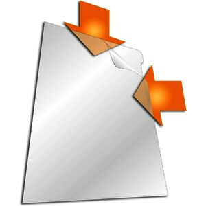 DURABLE Pochettes-coins, A4, en PP, 0,10 mm, transparent