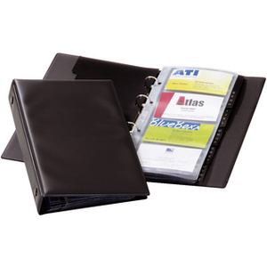 DURABLE Pochette pour cartes de visite, pour 8 cartes  - 55033