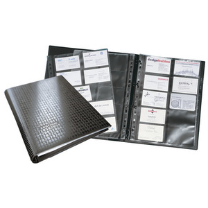 DURABLE Pochettes pour cartes de visite, A4, pour 10 cartes  - 53713