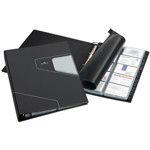 DURABLE Pochettes pour cartes de visite, A4, pour 10 cartes  - 53713