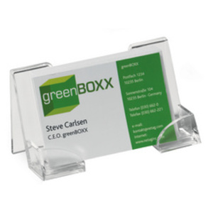 DURABLE Présentoir pour cartes de visite, acrylique