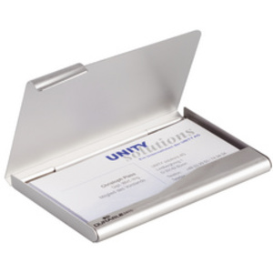 DURABLE Etui pour cartes de visite BUSINESS CARD BOX, argent