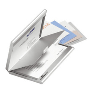 DURABLE Etui pour cartes de visite BUSINESS CARD BOX DUO