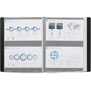 DURABLE reliure portfolio Duralook PLUS, avec 40 pochettes