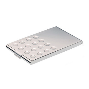 DURABLE Etui pour cartes de visite BUSINESS CARD BOX CHROME