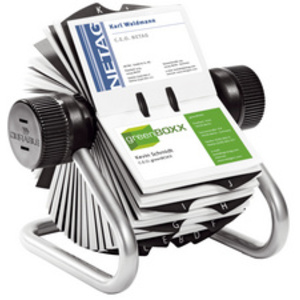 DURABLE Fichier pour cartes de visite VISIFIX, noir  - 55266