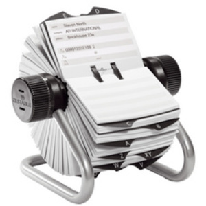 DURABLE Fichier rotatif TELINDEX, noir