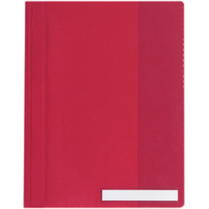 DURABLE Chemise à lamelle, A4, PVC, rouge