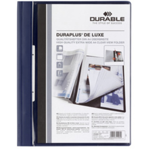 DURABLE Chemise à lamelle DURAPLUS de Luxe, A4, blanc