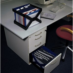 DURABLE Bac pour dossiers suspendus CARRY plus, noir  - 54075