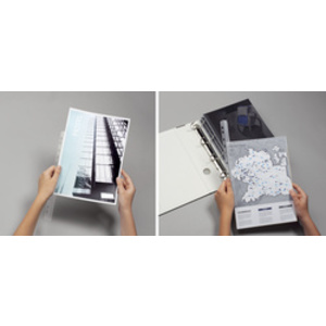 DURABLE Peigne à relier, A4, épaisseur: 3 mm, transparent