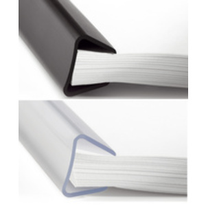 DURABLE Pochettes pour baguettes à relier, A4, transparent