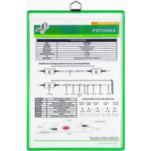 djois by tarifold Poche à anse, format A4, vertical, rouge