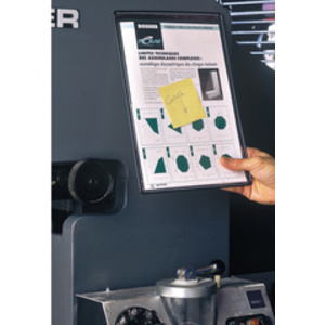 djois by tarifold Poche transparente magnétique, A4, noir