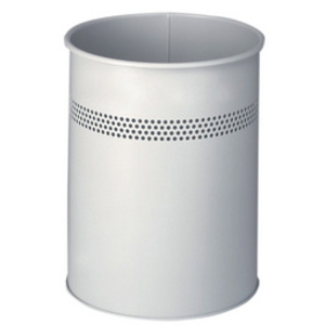 DURABLE Corbeille à papier METALLIQUE, rond, 15 litres