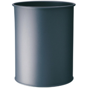 DURABLE Corbeille à papier, rond, 15 litres, anthracite