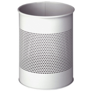 DURABLE Corbeille papier METAL, ronde, 5 litres, gris