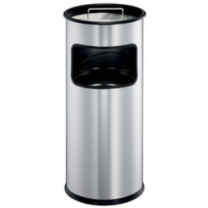 DURABLE Corbeille à papier METAL, avec cendrier, ronde