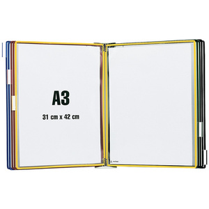 djois by tarifold Kit mural métal, A3, équipé