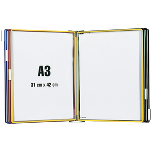 djois by tarifold Kit mural métal, A3, équipé