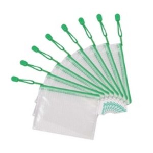 djois by tarifold Pochette à zip ZIPPER, A6, PVC, bleu