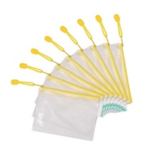 djois by tarifold Pochette à zip ZIPPER, A6, PVC, jaune