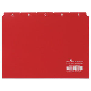 DURABLE intercalaire A - Z, en PP, format A5 paysage