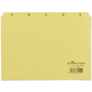 DURABLE intercalaire A - Z, en PP, format A5 paysage