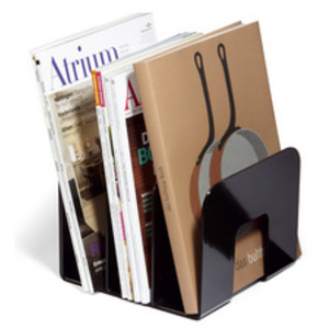 DURABLE Porte-revues TREND, plastique, 3 compartiments, noir  - 65071