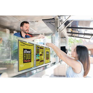 DURABLE Pochette d'affichage, A4, auto-adhésif