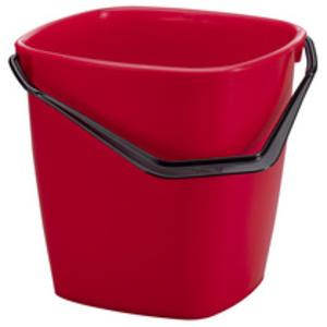 DURABLE Seau de ménage BUCKET, 14 litres, rouge