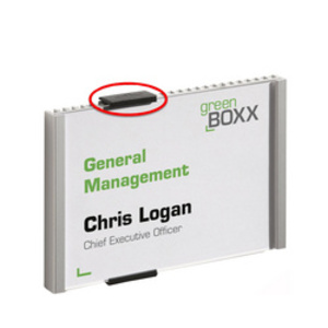 DURABLE Capuchon INFO SIGN REFILL, noir