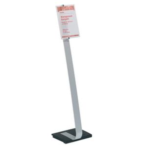 DURABLE Support d'informations CRYSTAL SIGN stand, A4