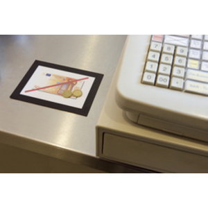 DURABLE Cadre d'affichage magnétique DURAFRAME, A6, argent