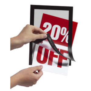 DURABLE Cadre d'affichage magnétique DURAFRAME, A5, argent