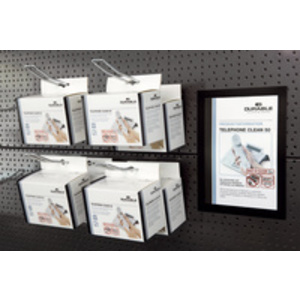 DURABLE Cadre d'affichage magnétique DURAFRAME, A5, argent