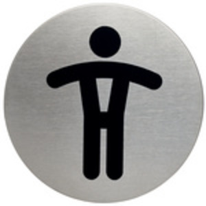 DURABLE Pictogramme 'WC pour Handicapés', diamètre: 83 mm