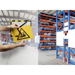 DURABLE Cadre d'affichage magnétique DURAFRAME SECURITY, A4  - 60073