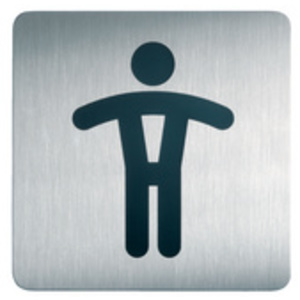 DURABLE Pictogramme PICTO 'WC Hommes et Femmes', carré  - 65799
