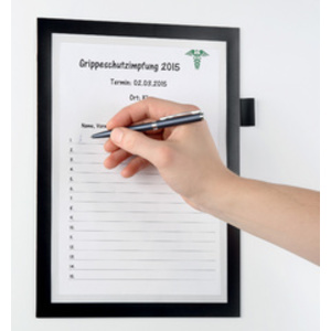 DURABLE cadre d'affichage magnétique DURAFRAME NOTE, A4