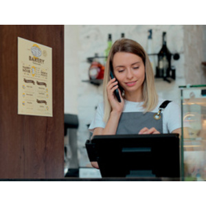 DURABLE Support d'information rPET, A4, transparent