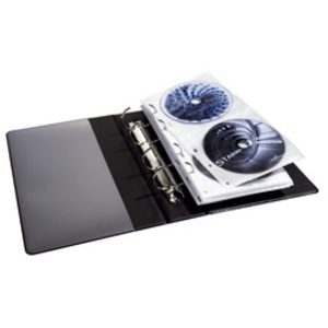 DURABLE Pochette CD-/DVD COVER S, pour 2 CD, PP, 156x288 mm