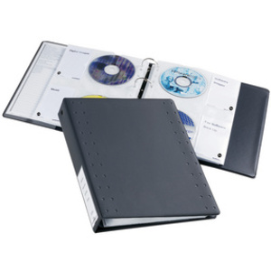 DURABLE Pochette CD-/DVD COVER S, pour 2 CD, PP, 156x288 mm