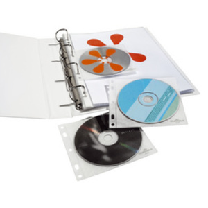 DURABLE Pochette CD-/DVD COVER FILE, PP, transparent