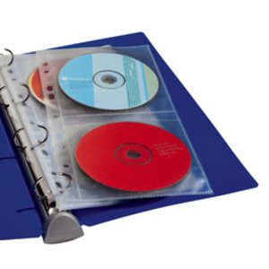 DURABLE Pochette CD/DVD COVER LIGHT S, pour 4 CD, en PP